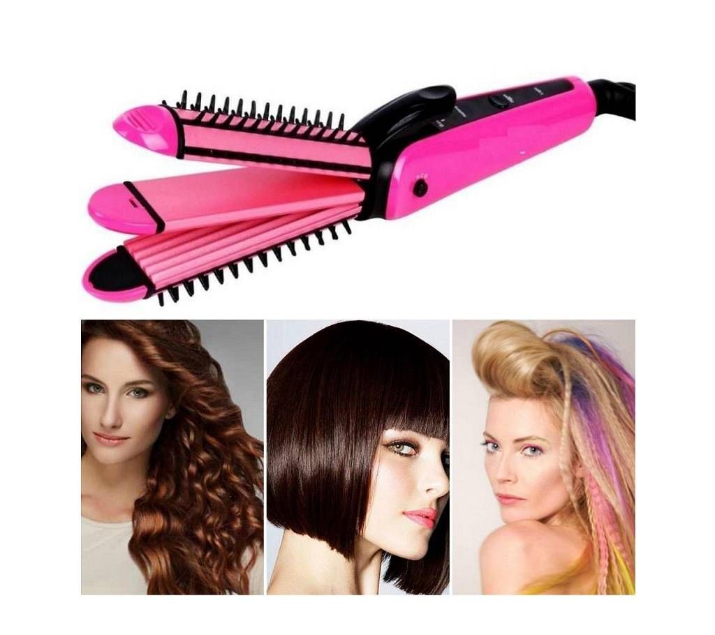 NOVA 3 IN 1 MULTI FUNCTION CURL AND STRAIGHTENER HAIR
