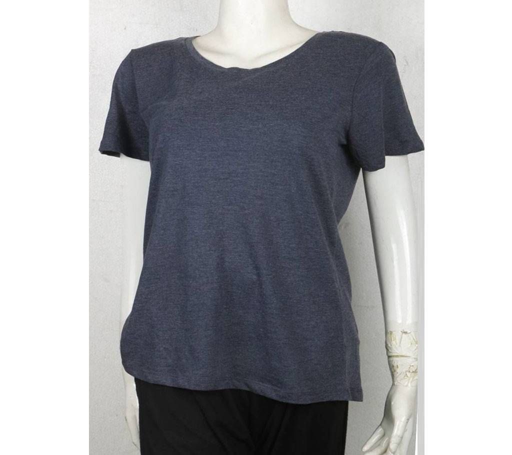 Cotton Solid Color T-shirt for Girls