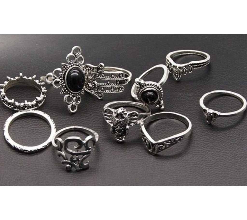 Beautiful Ring 10pcs/set For Women Gift