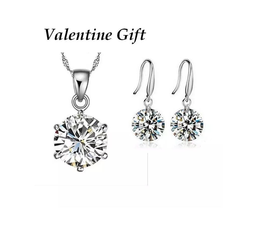 Silver Plated Jewelry Sets CZ Zirconia Wedding African Bridal Top Quality for women accessories Christmas Valentine Gift