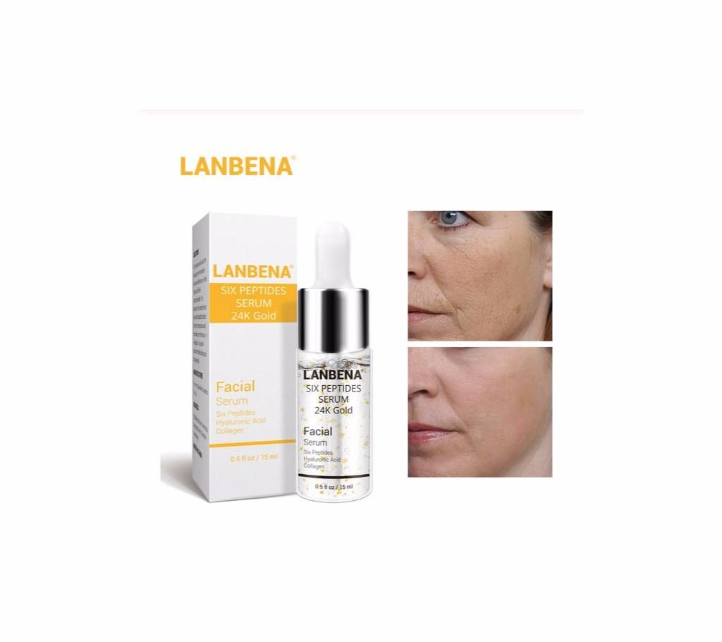 LANBENA 24K Gold Six Peptides Face Serum