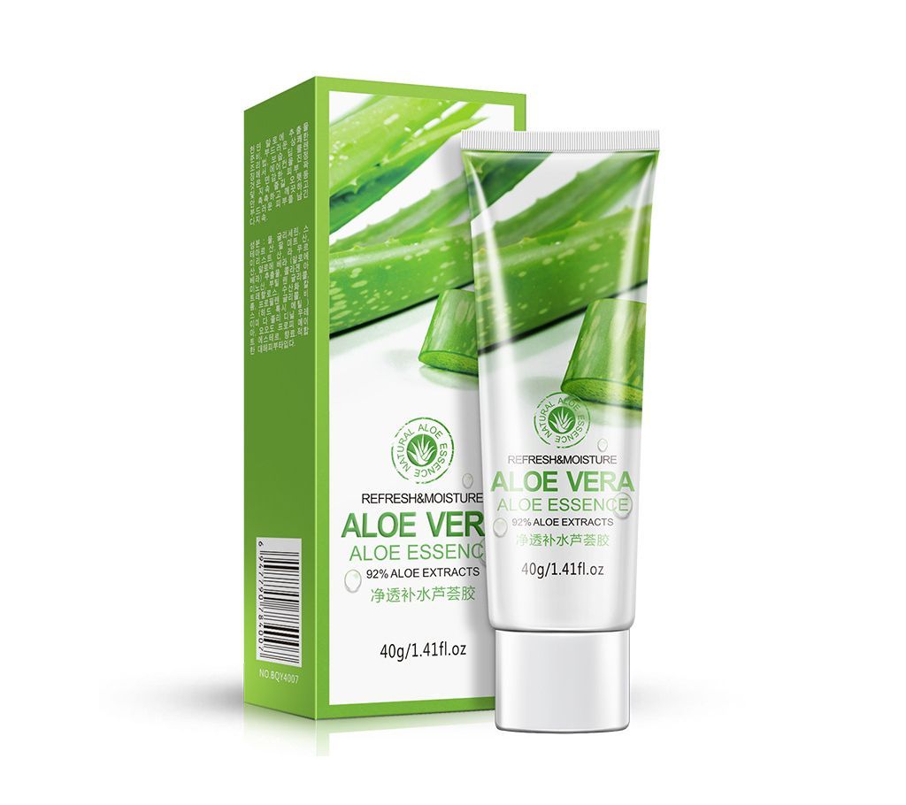 Bioaqua Eliminating pain making skin soft moisturizing aloe vera skin gel 40g - China 