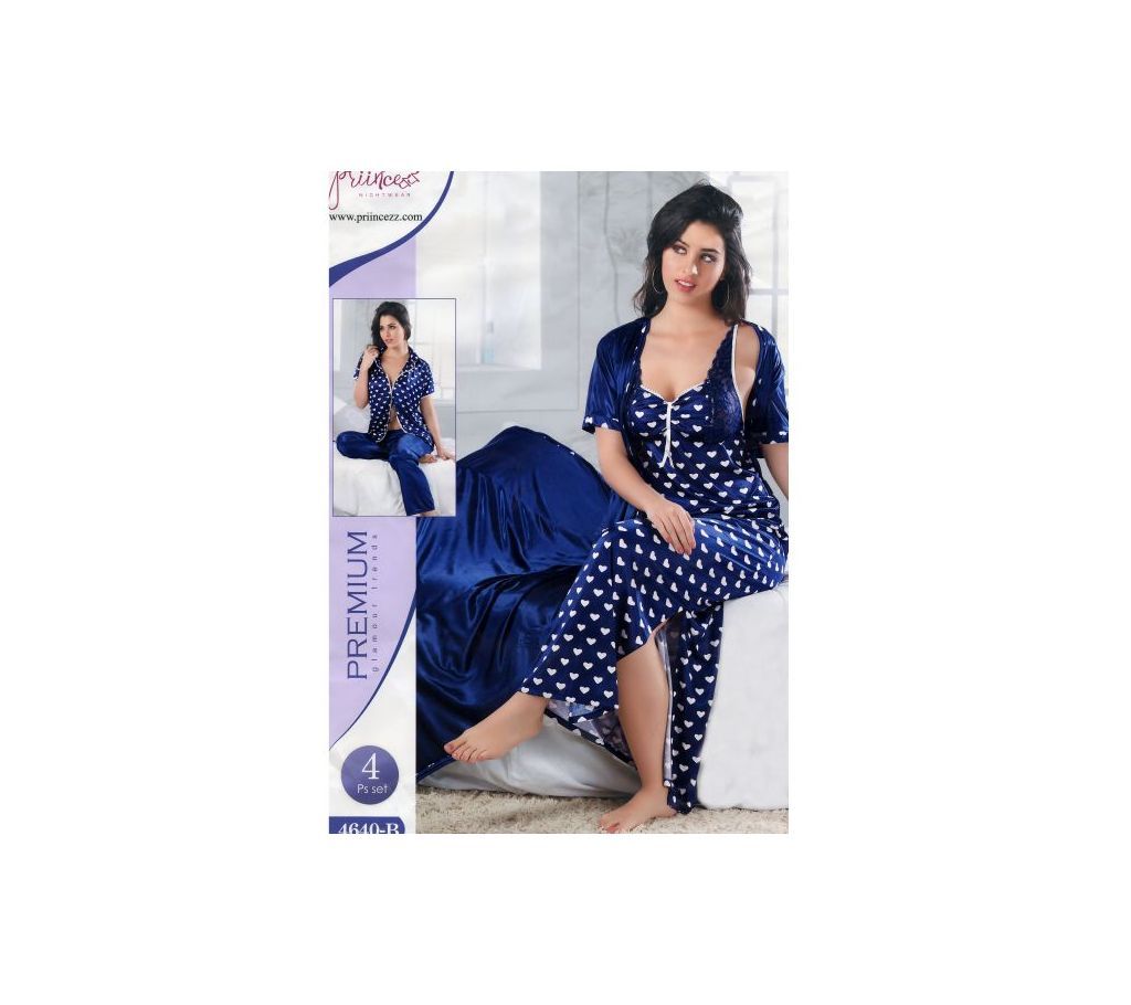 Fashionable Four Part Nighty-4640 B