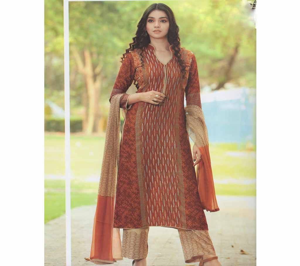 Stretch Soft Cotton Embroidery Three Pcs Copy
