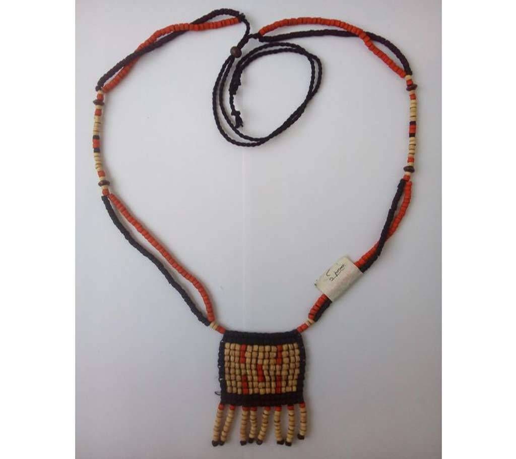 Black & Red color long Necklace