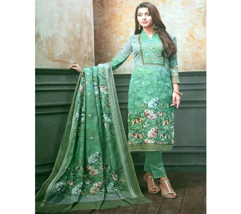 BELA FASHION MARIGOLD SALWAR KAMEEZ DRESS (Unstitched)