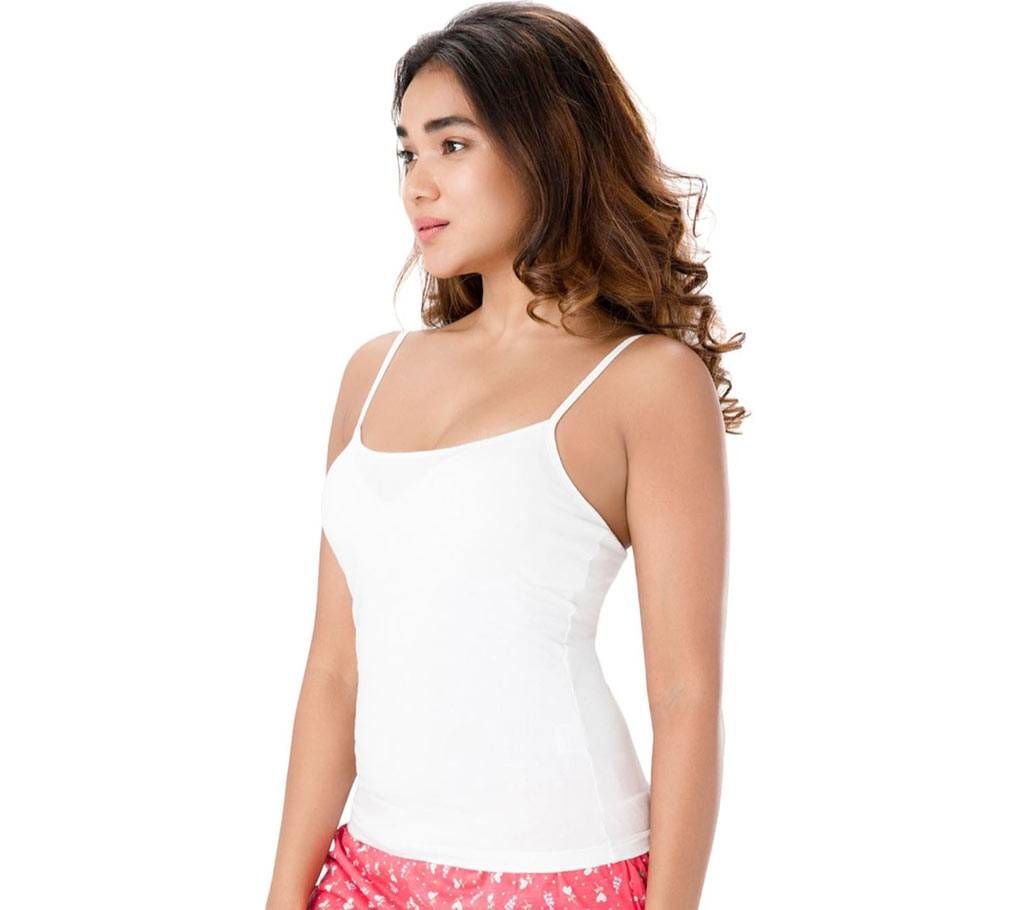 Ladies  White Strappy/Cami Top/Tank Top