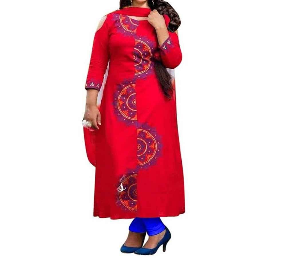Cotton Unstiched Block Printed Salwar Kameez For Women (copy) 