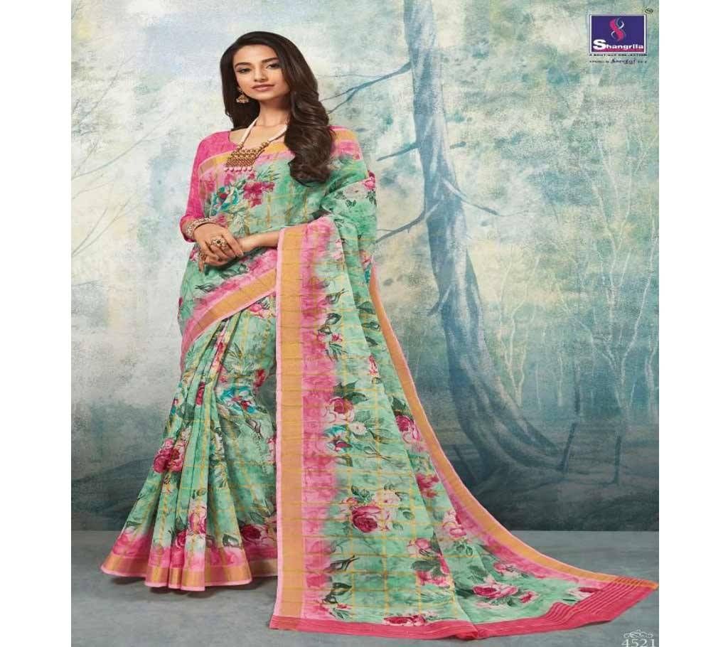 Nilima Cotton by Sangrila Printed Saree