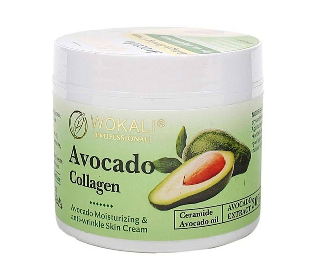 Wokali Avocado Collagen Moisturizing & Anti-wrinkle Skin Cream-115gm-China 