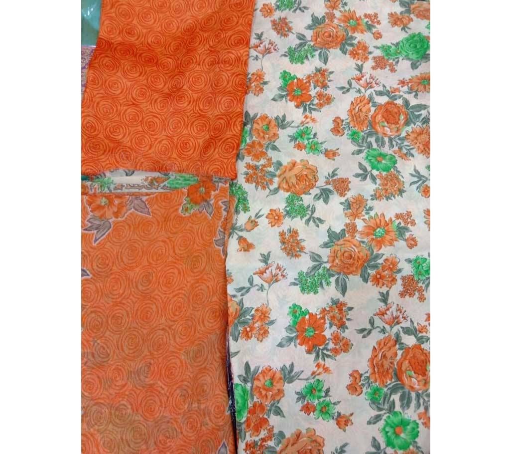 Unstitched Indian Unstitched 3 Pcs - NonCatalog3 - 02 - RAF