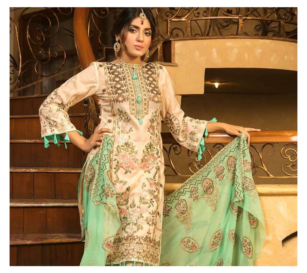 Rujhan Swiss voil Embroidery collection