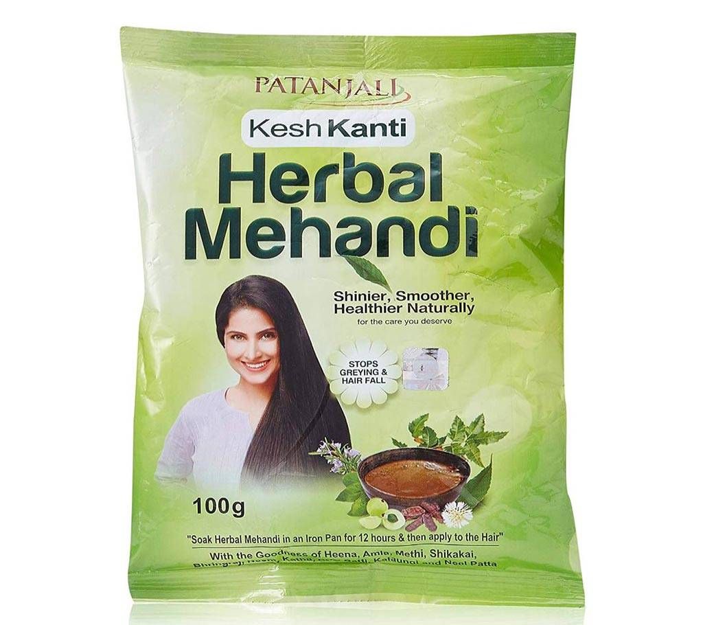 HERBAL MEHNDI KESH KANTI PATANJALI-100 G-India 