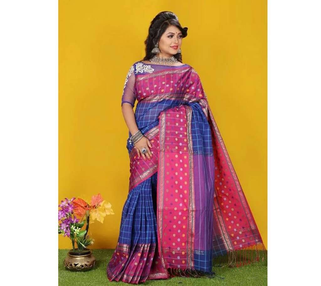 Tangail Cotton And Silk Sharee