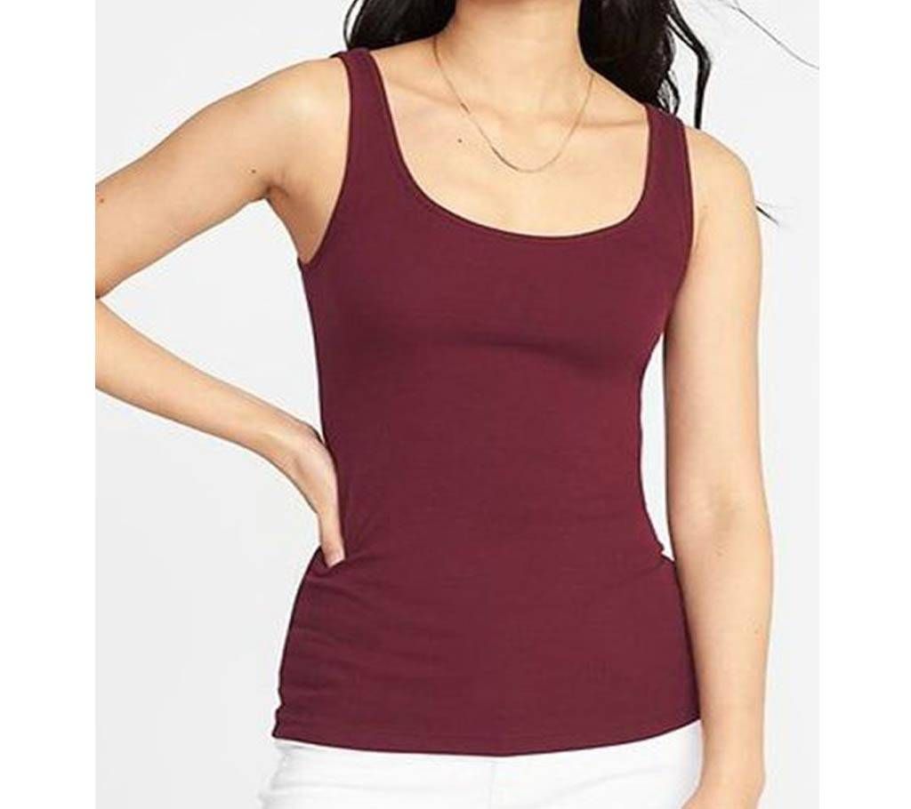 Womens Tank Top -Maroon