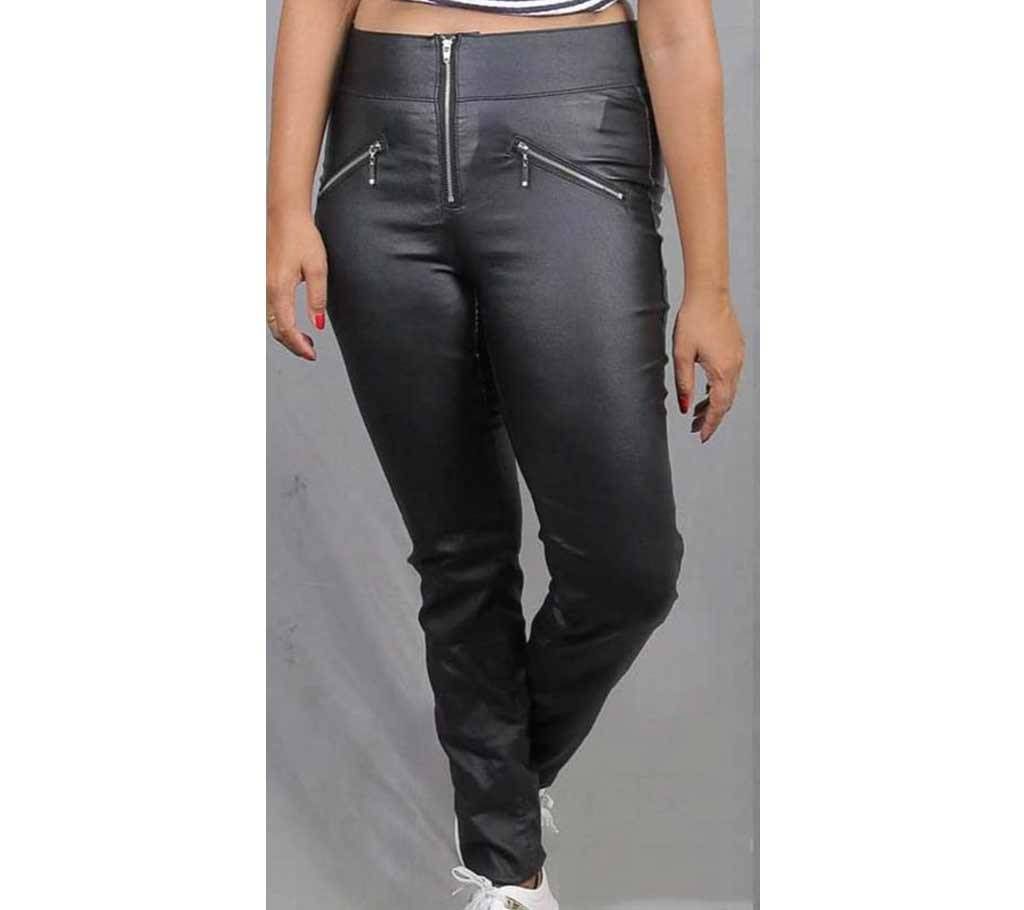 Black Leather Pants for Ladies