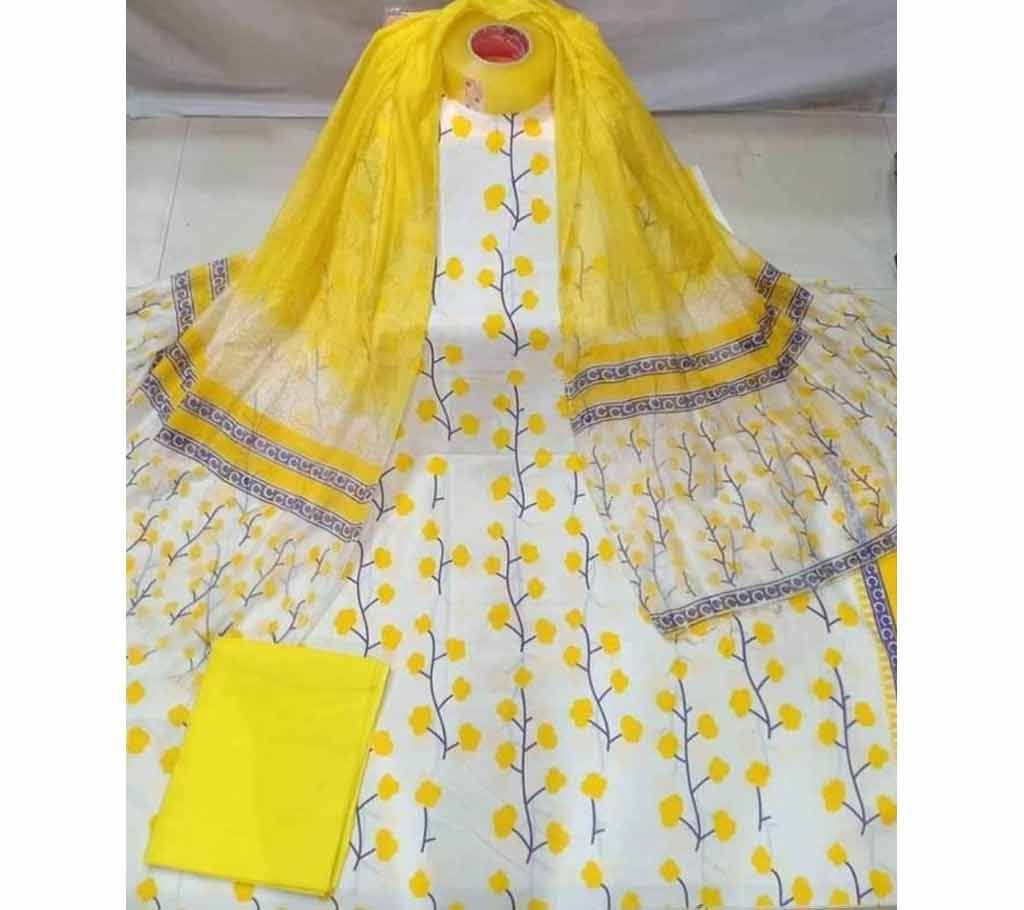Joypuri Cotton Skin Printed Shalwer Kameez for Women-16