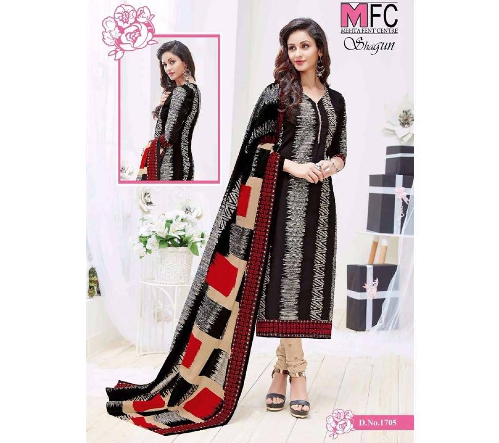 MFC SHAGUN Unstitched Lawn Three piece (1705)