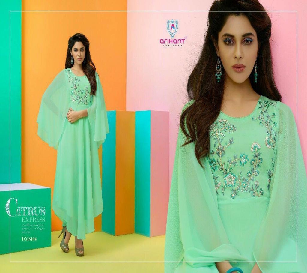 Arihant Georgette Kurtis Replica