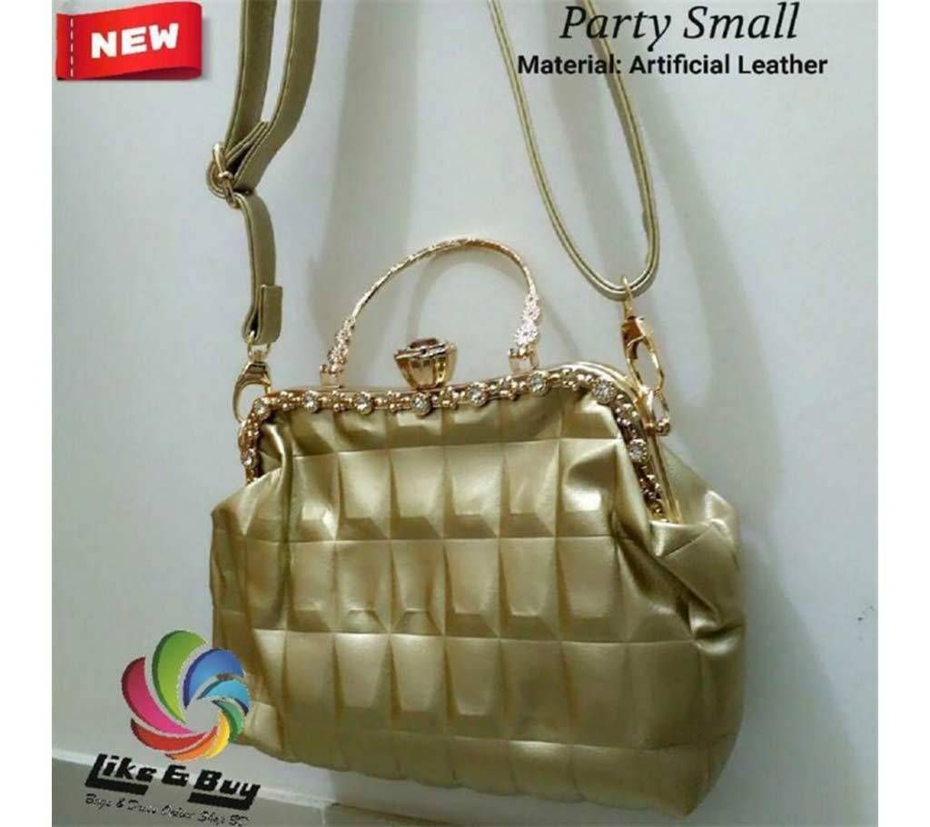 Ladies Golden Party Bag