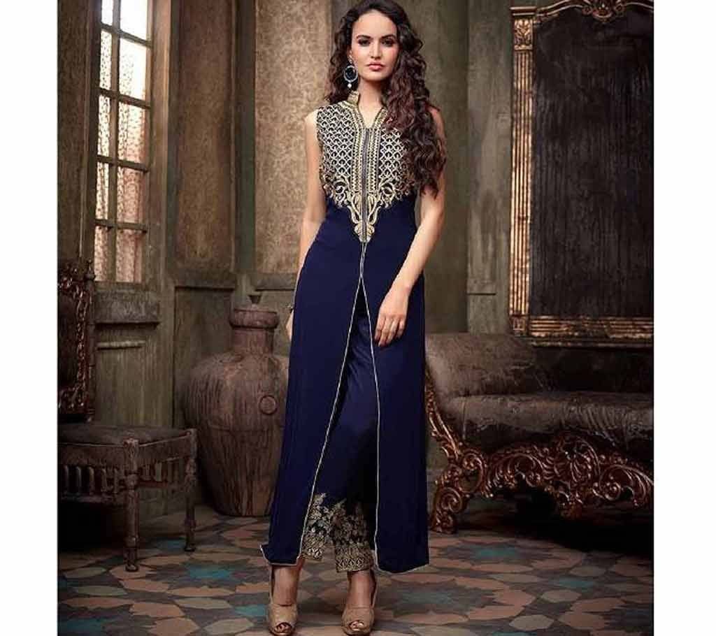 Royal Blue Velvet Ladies Suits DJ-42B