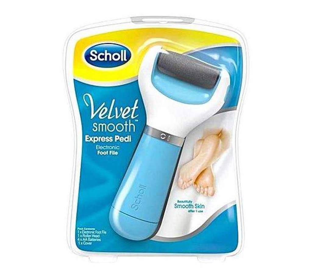 Velvet Smooth Electronic Foot Cleaner - Blue