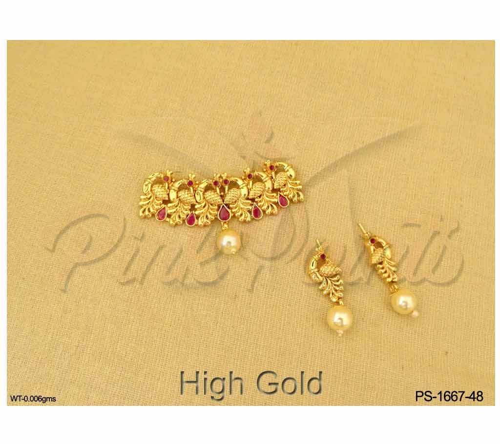 Peacock Faced Mangalsutra Pendant (by Pink Point - PS-1667-48)