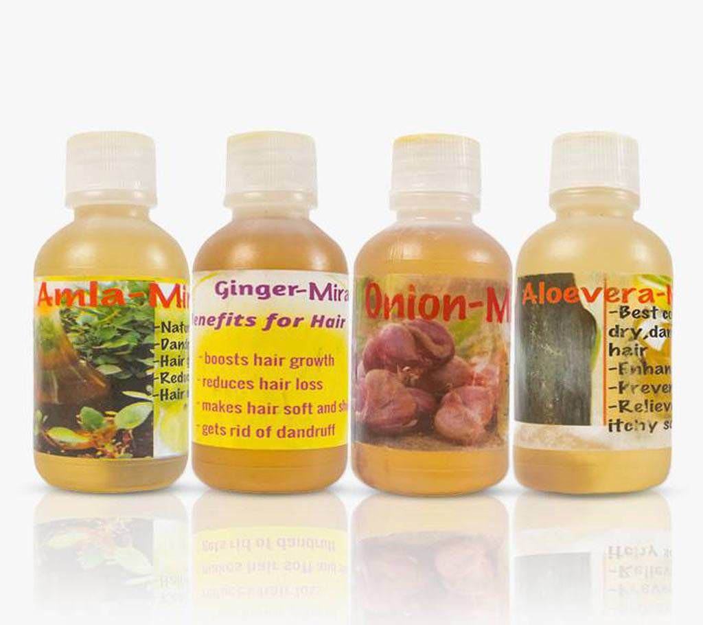 MIRACLE HAIR OIL COMBO OF 4