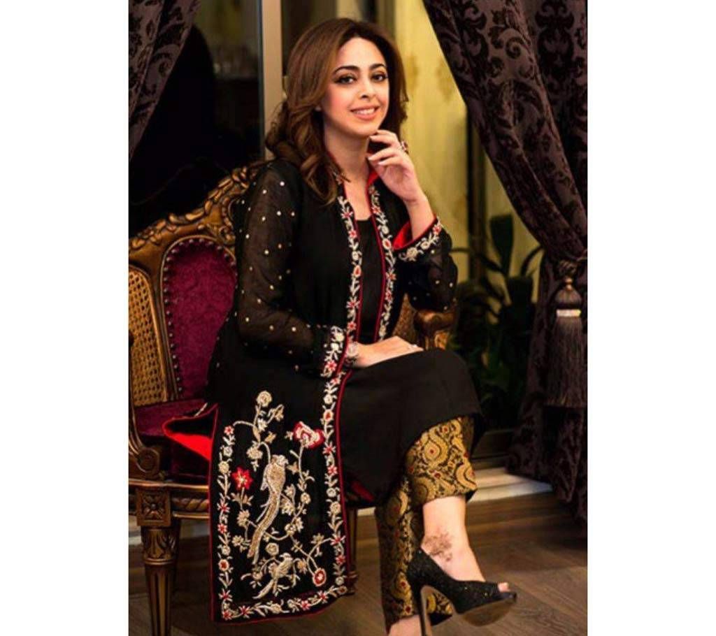 Indian Semi Stitched Two Pieces Dress - Copy