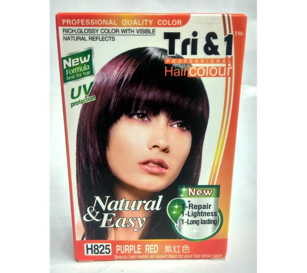 purple red hair colour 70 ml China