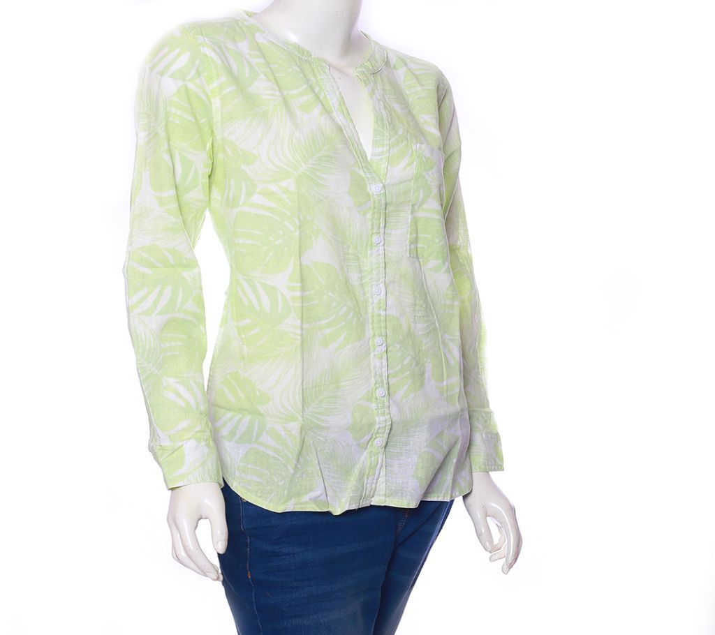 Light Green Stylist Ladies Shirt - 919