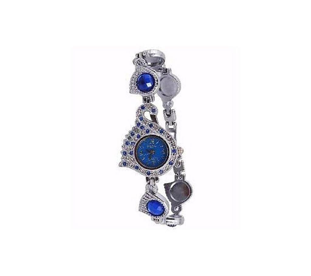 Stainless Steel Bracelet Watch for Women-Blue