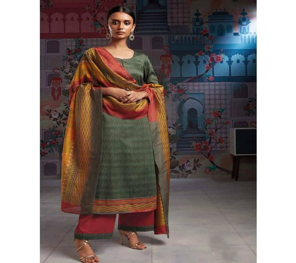 Ganga Shoshin - 6510 Unstitched Silk Salwar Suit