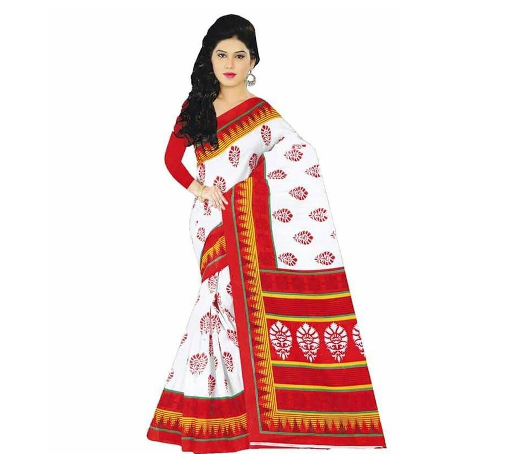 Boishakhi Hand Cotton Taant Sharee