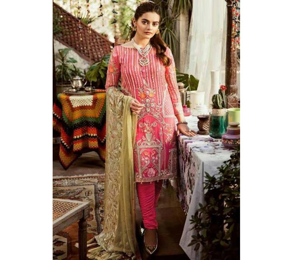 Deepsy Imorzia VOL 10 800 507 Pink Georgette  Unstitched Three Piece Copy