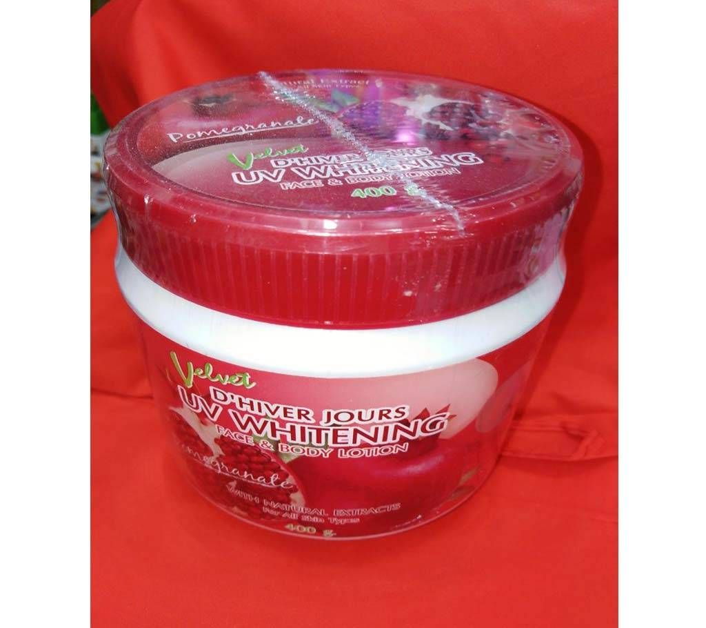 Velvet UV Whitening Face and Body Lotion  400gm Thailand 