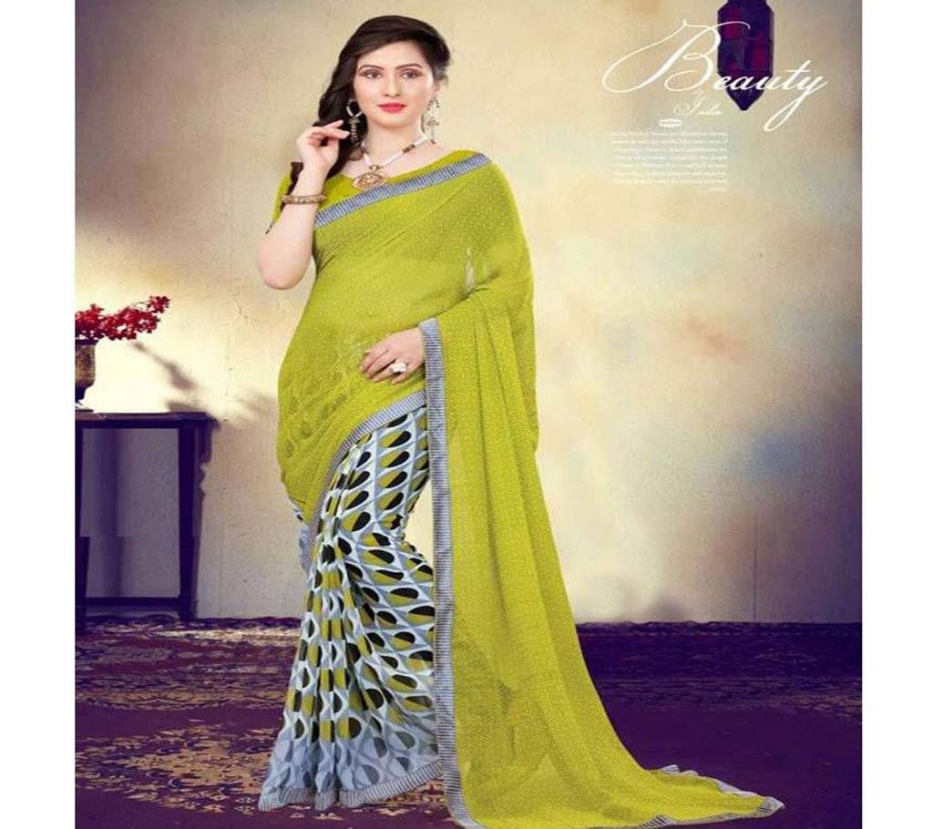 Indian Soft chiffon  Saree st-505