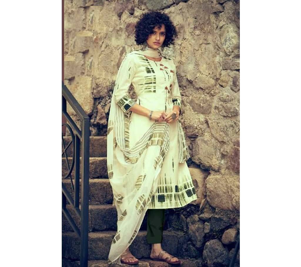 Shahnaz Arts Gulbagh- 3504 Unstitched Salwar Kameez - Copy