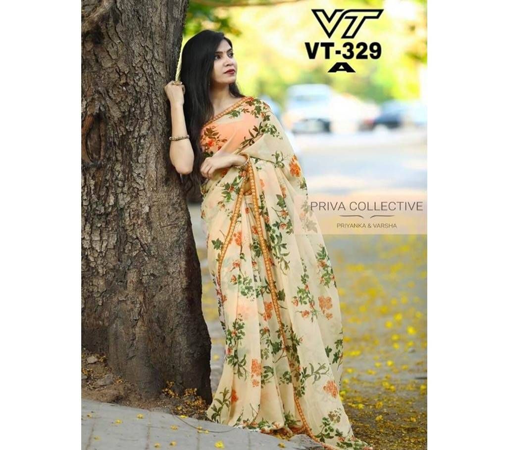 Georgette Digital Print Saree