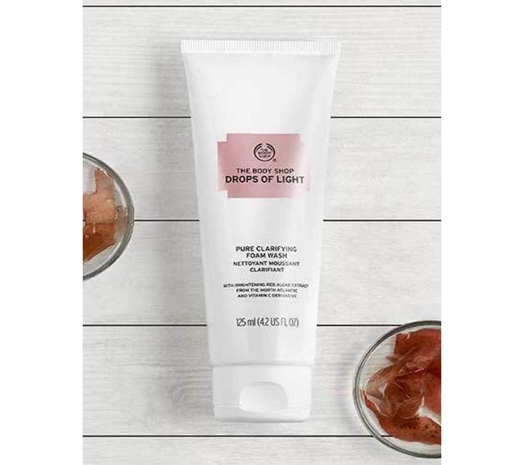 The Body Shop Drops of Light Pure Clarifying Foam Wash, 125 ml, UK
