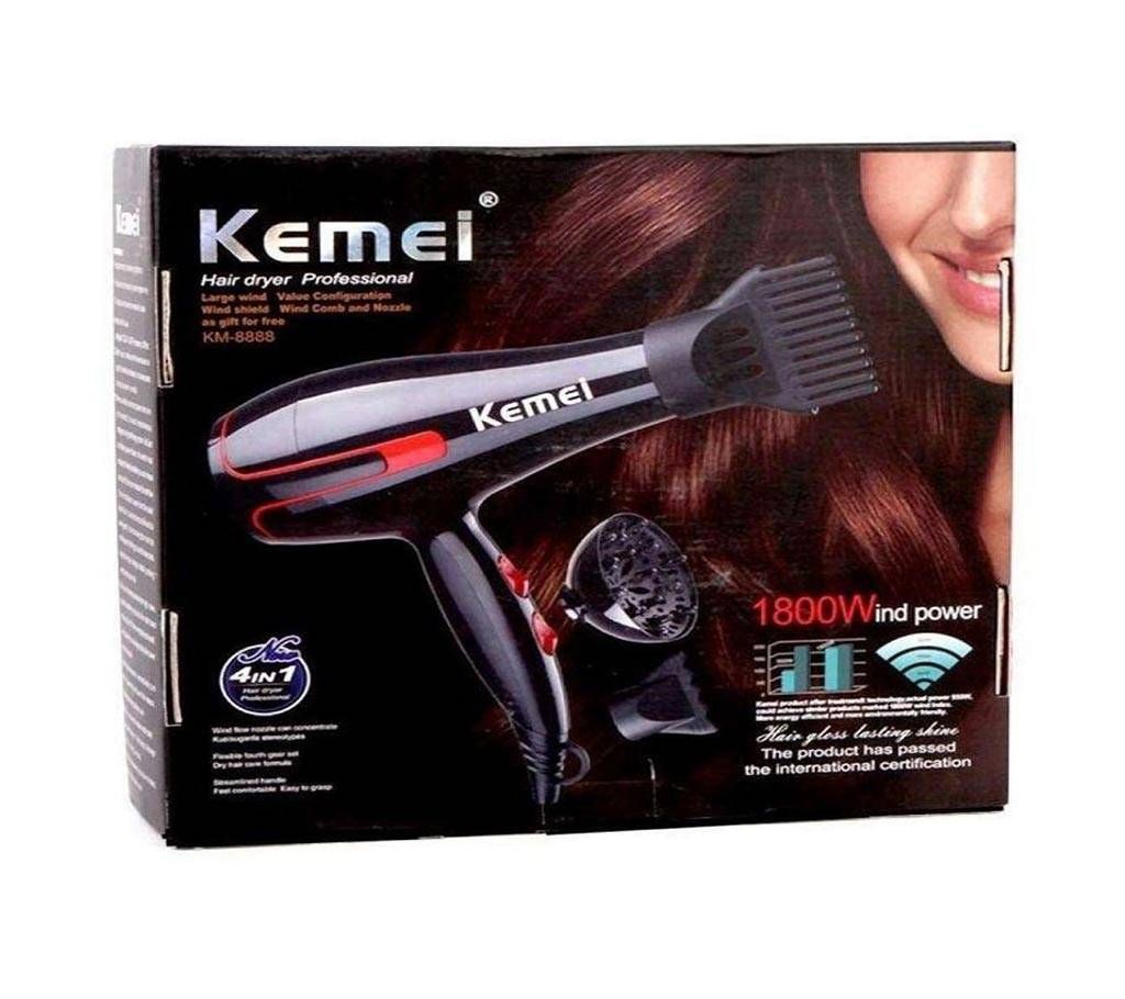  Hair Dryer KM-8888 - Black