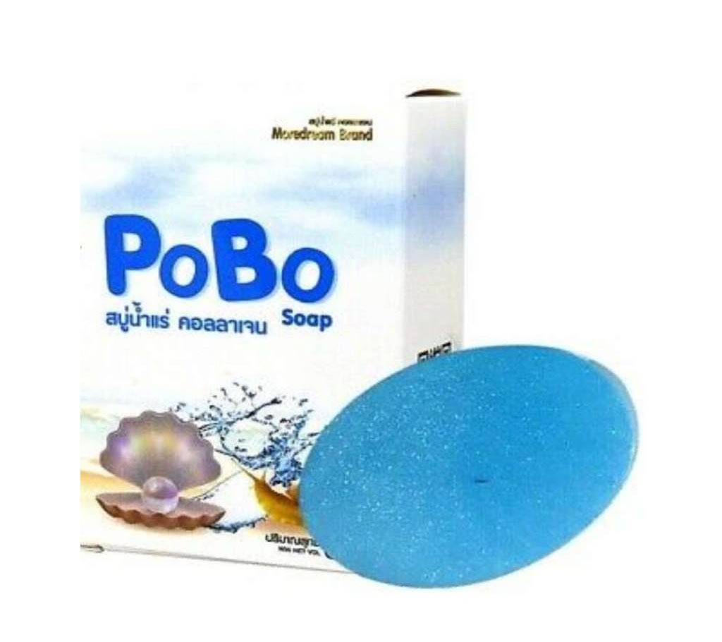 Pobo mineral collagen soap gentle cleansing brightening reduce dark spot freckles aura clear skin china-60gm-China 