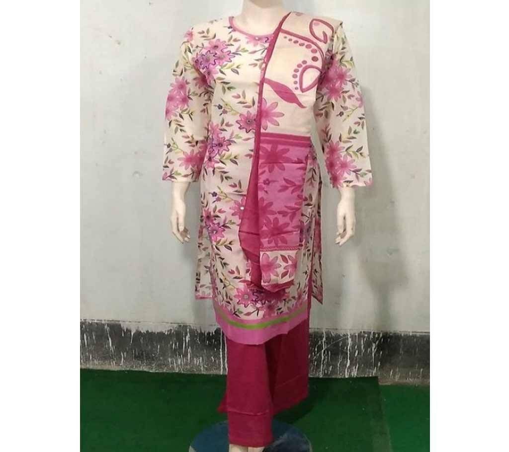 Readymade Textile Printed Salwar Kamiz Three Piece 
