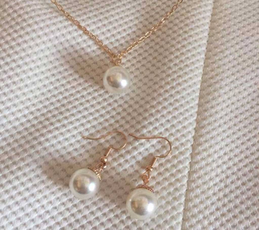Pearl Setting pendant Set   