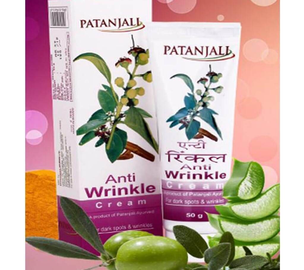 PATANJALI anti rinkle cream   -50G-INDIA