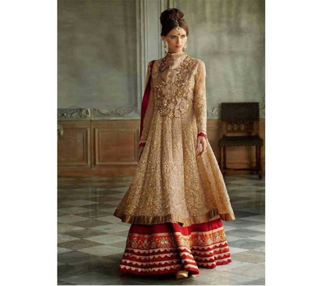 Unstitched Embroidered Georgette Three piece (copy)