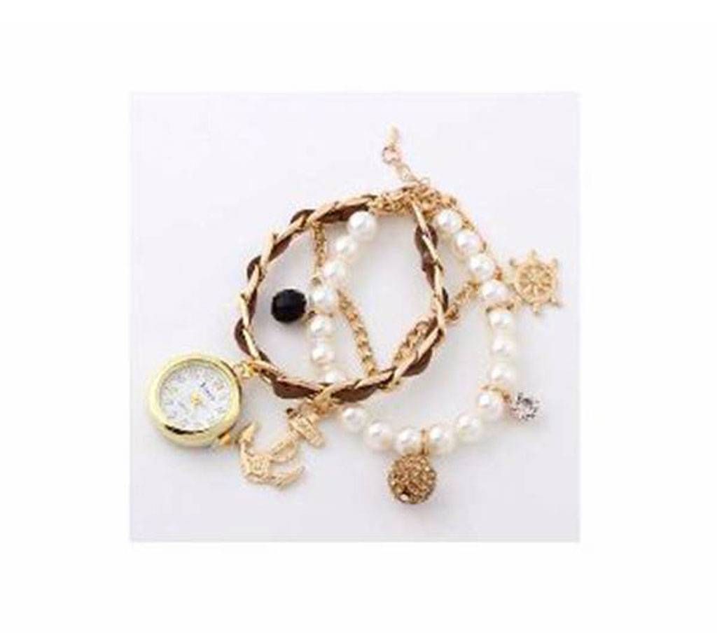 Pearl Bracelet Watch