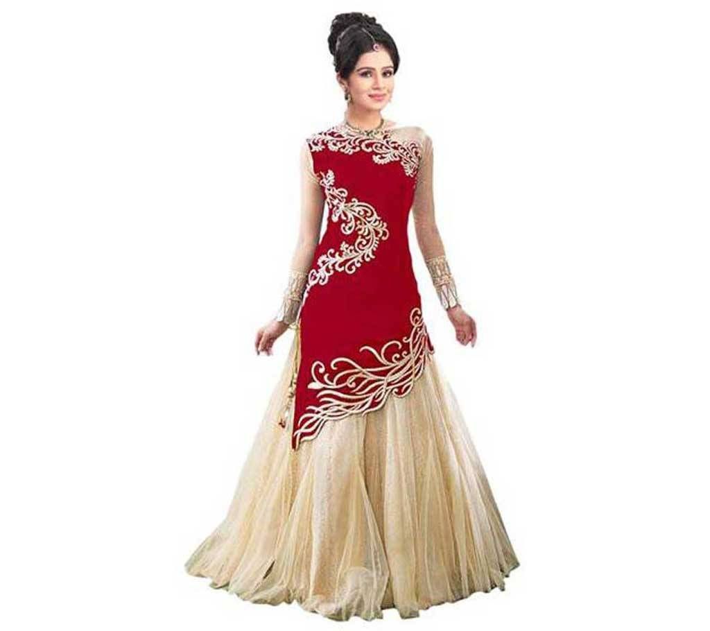 Indian Semistitched Embroidery Lehenga