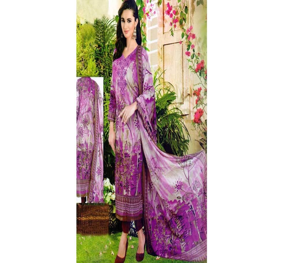 unstiched embroidery orgendi 3 pic