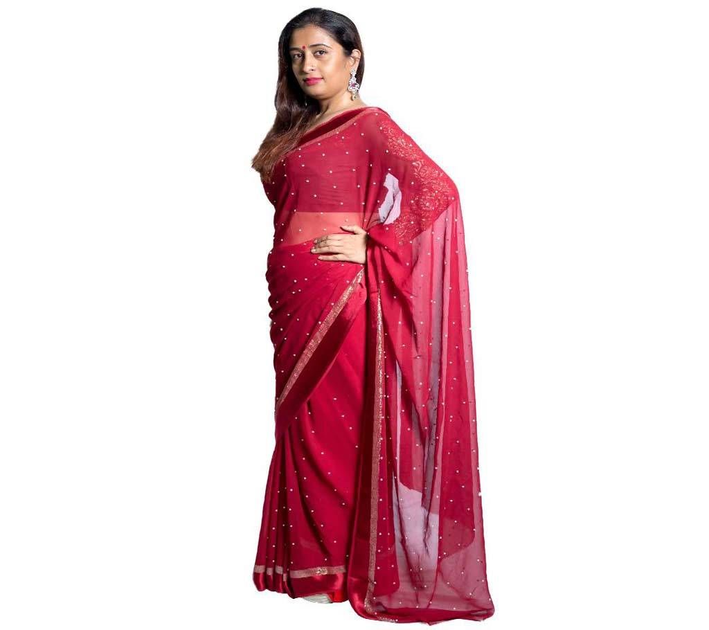 Indian Chiffon Saree